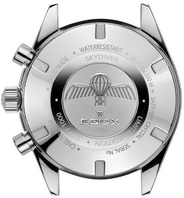 Edox SkyDiver Chronograph Quartz 10116-3-gridn Limited Edition 1000pcs ( + cinturino di ricambio )