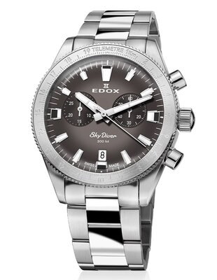 Edox SkyDiver Chronograph Quartz 10116-3-gridn Limited Edition 1000pcs ( + cinturino di ricambio )