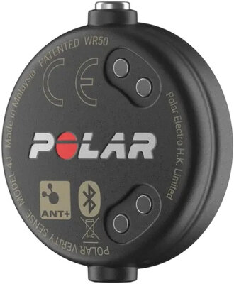 Sensore ottico della frequenza cardiaca Polar Verity Sense, nero, taglia S-L