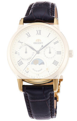 cinturino in pelle Orient UL005012G0 17mm (per model RA-KA00), marrone