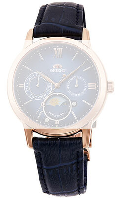 cinturino in pelle Orient UL018011P0 17mm (per model RA-KA00), blu