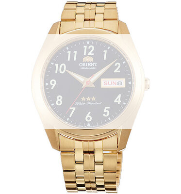 Bracciale in acciaio inossidabile Orient KDFJLAA 20mm (per modello RA-AB00), oro