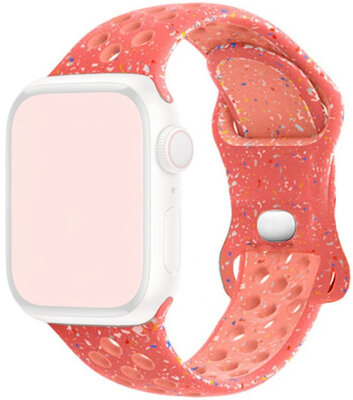 Cinturino per Apple Watch 38/40/41mm, in silicone sportivo, arancione