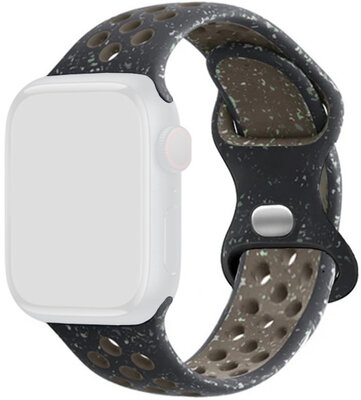 Cinturino per Apple Watch 42/44/45mm, in silicone sportivo, nero