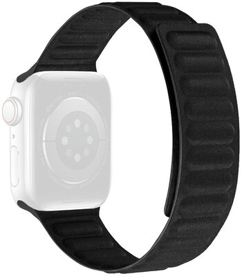 Cinturino per Apple Watch 38/40/41mm, cinturino magnetico in tessuto, nero
