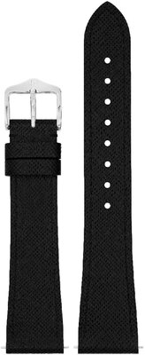 cinturino in pelle Hirsch Giffone L 01875050-2, nero, vitello, lunghezza L, Quick Release