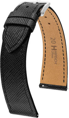 Cinturino nero in pelle Hirsch Giffone L 01875050-2 (pelle di vitello)