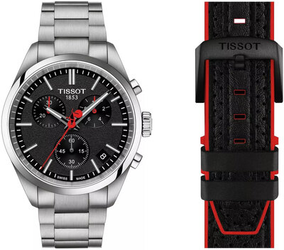 Tissot PR 100 Chronograph Quartz 2024 T150.417.11.051.01 La Vuelta 2024 Limited Edition (+ cinturino di ricambio)