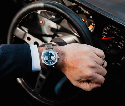 Edox Sportsman Automatic 08202-3bu-buin Limited Edition 600pcs (+ cinturino di ricambio)