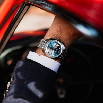 Edox Sportsman Automatic 08202-3bu-buin Limited Edition 600pcs (+ cinturino di ricambio)