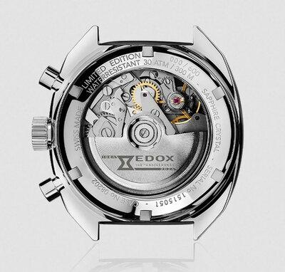 Edox Sportsman Automatic 08202-3bu-buin Limited Edition 600pcs (+ cinturino di ricambio)