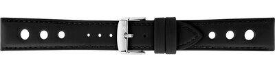 Cinturino in pelle Morellato Tropea 5968D99.019 M, nero, materiale riciclato