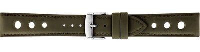Cinturino in pelle Morellato Tropea 5968D99.073 M, verde, materiale riciclato