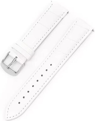Cinturino bianco in pelle Ricardo Bergamo