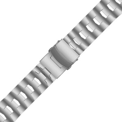 Cinturino QuickFit 26 mm, acciaio, argento (Garmin Fenix 7X/6X/5X, Tactix, ecc.)