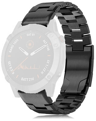 bracciale in acciaio inossidabile Ricardo Cafragna 26mm, Black, QuickFit