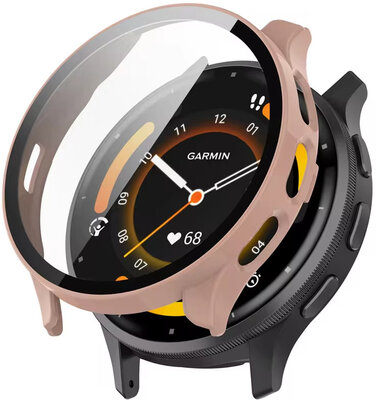 Cover protettiva con vetrino per Garmin Venu 3S, rosa