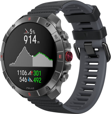 Polar Grit X2 Pro Titan, taglia M/L (+ cinturino di ricambio)