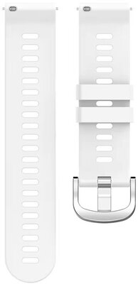 Cinturino in silicone Ricardo 18mm (per Garmin Venu 2S, Vívoactive 4S, Forerunner 265S, Venu 3S ecc.), bianco V1, Quick Release