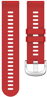 Cinturino in silicone Ricardo 18mm (per Garmin Venu 2S, Vívoactive 4S, Forerunner 265S, Venu 3S ecc.), rosso, Quick Release