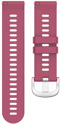 Cinturino in silicone Ricardo 18mm (per Garmin Venu 2S, Vívoactive 4S, Forerunner 265S, Venu 3S ecc.), rosso V1, Quick Release