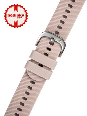 cinturino in silicone Ricardo Marmolada 18mm, Pink, Quick Release