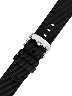 Cinturino nero Morellato Viareggio 5969E13.019 M (materiale riciclato)