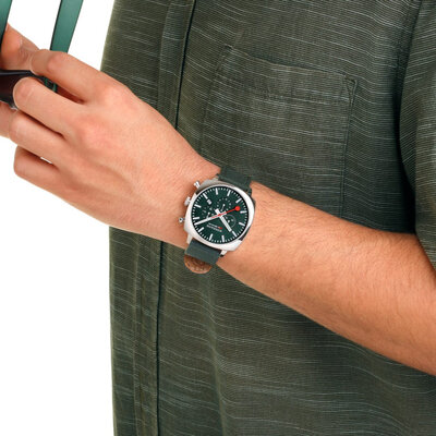 Mondaine Grand Cushion Quartz MSL.41460.LF.SET (+ cinturino di ricambio)