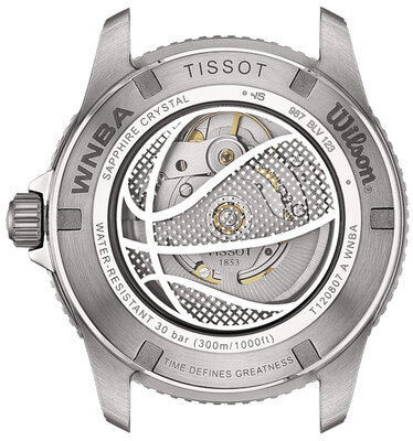 Tissot Seastar 1000 Wilson WNBA Automatic 80 T120.807.17.051.00 (+ cinturino di ricambio)