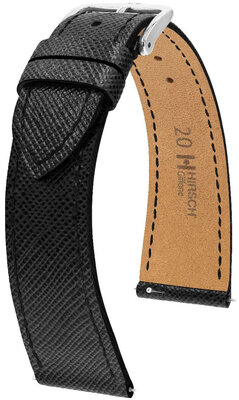Cinturino nero in pelle Hirsch Giffone L 01875150-2 (pelle di vitello)