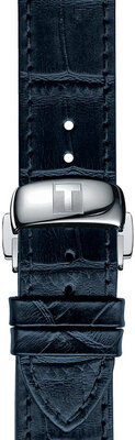 Cinturino blu in pelle Tissot T852.032.781