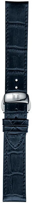 cinturino in pelle Tissot T852.032.781 19mm, blu, Quick Release