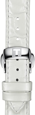 Cinturino bianco in pelle Tissot T852.036.795