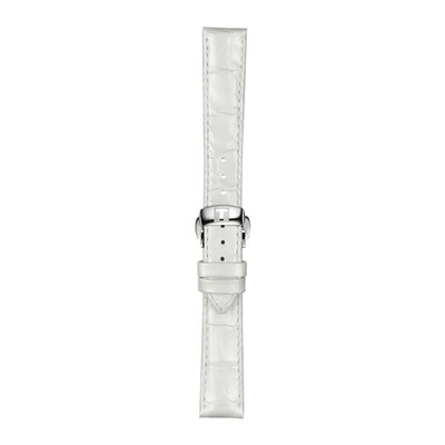 cinturino in pelle Tissot T852.036.795 16mm, bianco, Quick Release