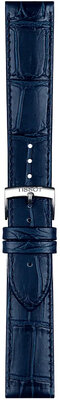 Cinturino in pelle Tissot T852.041.534 20mm, blu, Quick Release