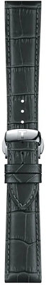 cinturino in pelle Tissot T852.045.750 21mm, grigio, Quick Release