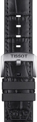 Cinturino nero in pelle Tissot T852.046.761