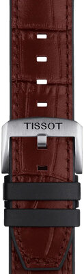 Cinturino in pelle Tissot T852.046.767 22mm, marrone, Quick Release