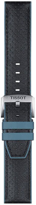 cinturino in pelle Tissot T852.046.785 22mm, nero, Quick Release