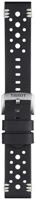 cinturino in pelle Tissot T852.046.810 22mm, nero, Quick Release