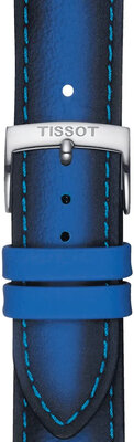 Cinturino blu in pelle Tissot T852.046.840