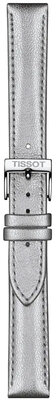 cinturino in pelle Tissot T852.047.129 16mm, argento, Quick Release