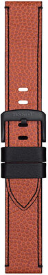 cinturino in pelle Tissot T852.047.500 NBA Wilson 22mm, arancione, Quick Release