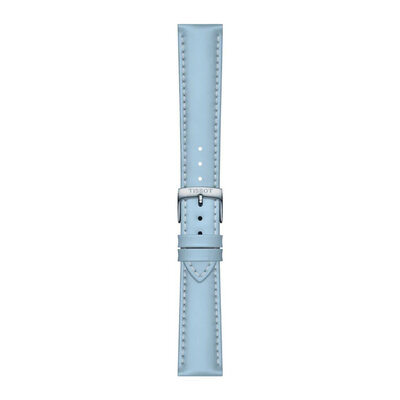 cinturino in pelle Tissot T852.048.148 18mm, blu, Quick Release
