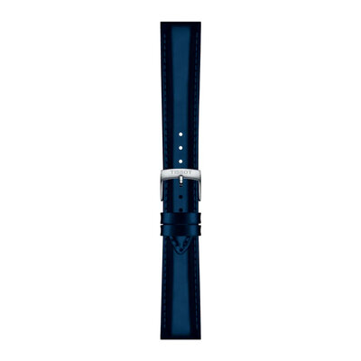 cinturino in pelle Tissot T852.048.150 18mm, blu, Quick Release