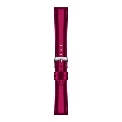cinturino in pelle Tissot T852.048.152 18mm, rosso, Quick Release