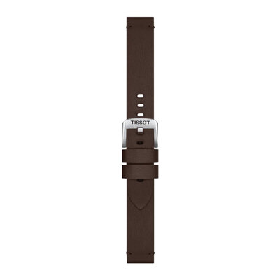 cinturino in pelle Tissot T852.048.211 18mm, marrone, Quick Release