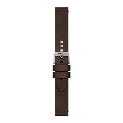 cinturino in pelle Tissot T852.048.215 20mm, marrone, Quick Release