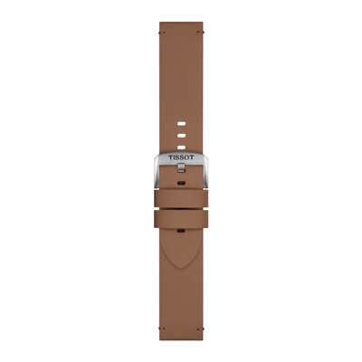 cinturino in pelle Tissot T852.048.223 22mm, marrone, Quick Release