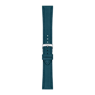cinturino in pelle Tissot T852.048.227 21mm, blu, Quick Release